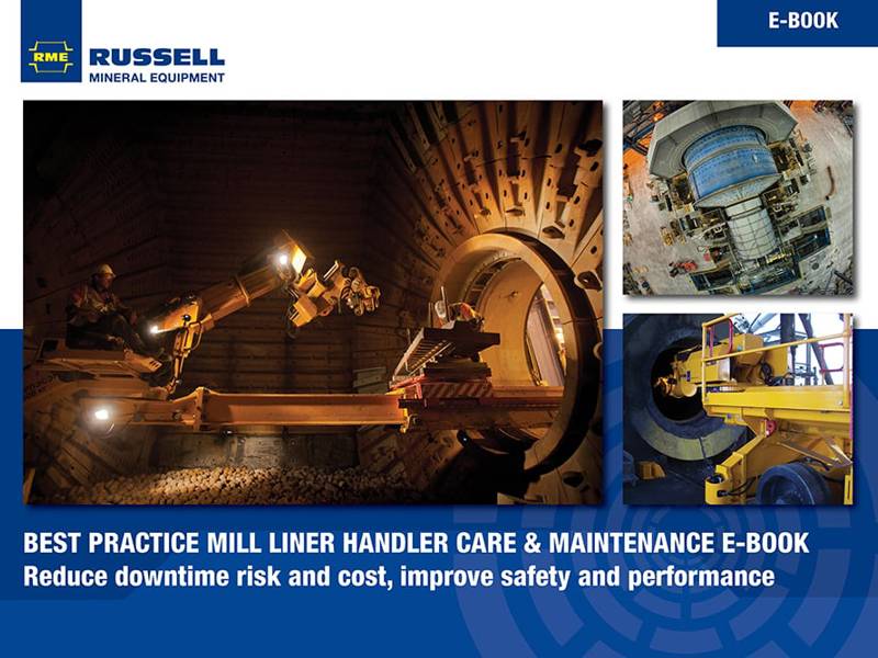 Cover of RME Best Practice Mill Relining Machine eBook