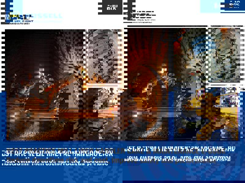 Cover of RME Best Practice Mill Relining Machine eBook