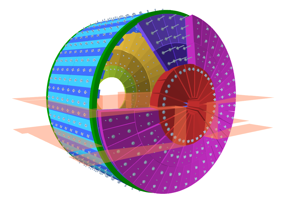 A graphic demonstrating MILL RELINE DIRECTORS digital replica of a large SAG mill