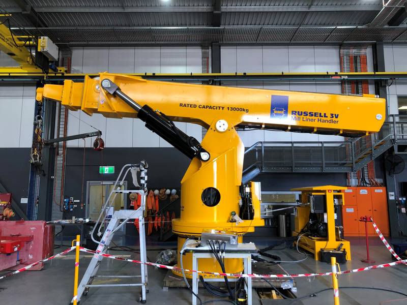 RUSSELL 3V Mill Liner Handler for vertical stirred mills